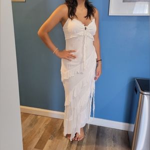 Perfect summer White boho dress